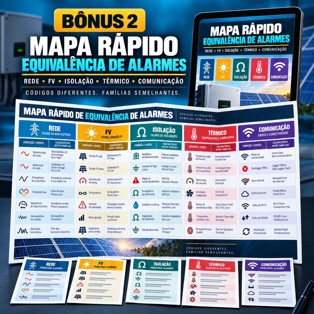 Mapa de Equivalência de Alarmes