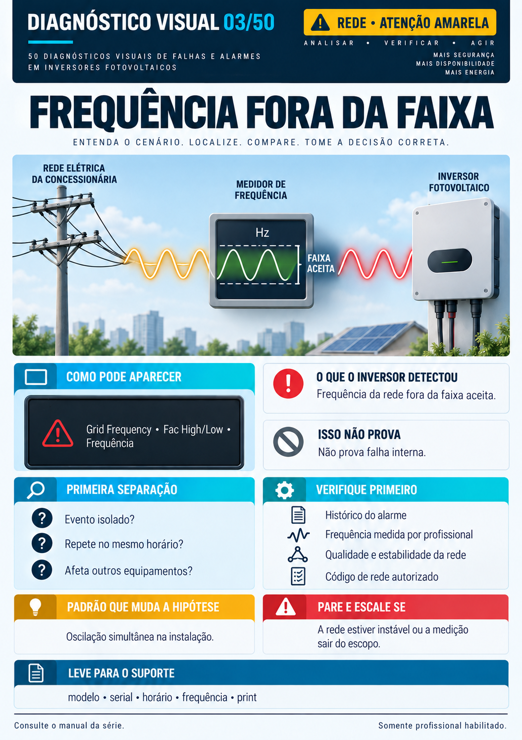 Página 2 do guia de diagnósticos visuais de falhas em inversores solares